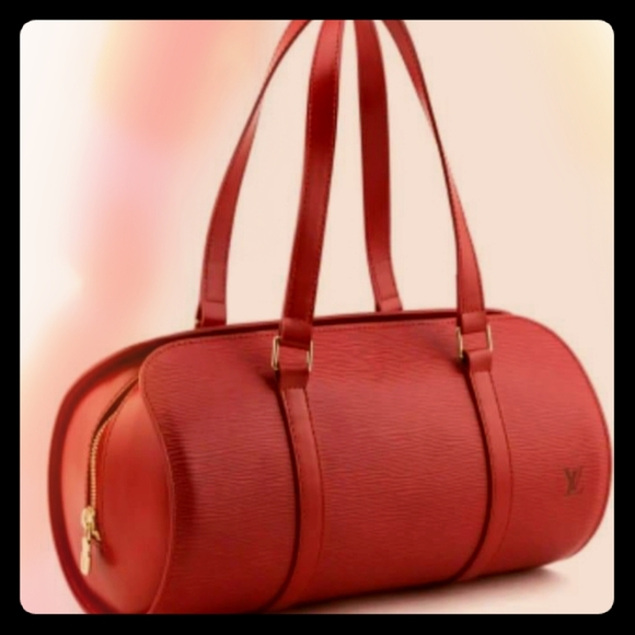 Original Louis Vuitton Epi Papillon Castilian red